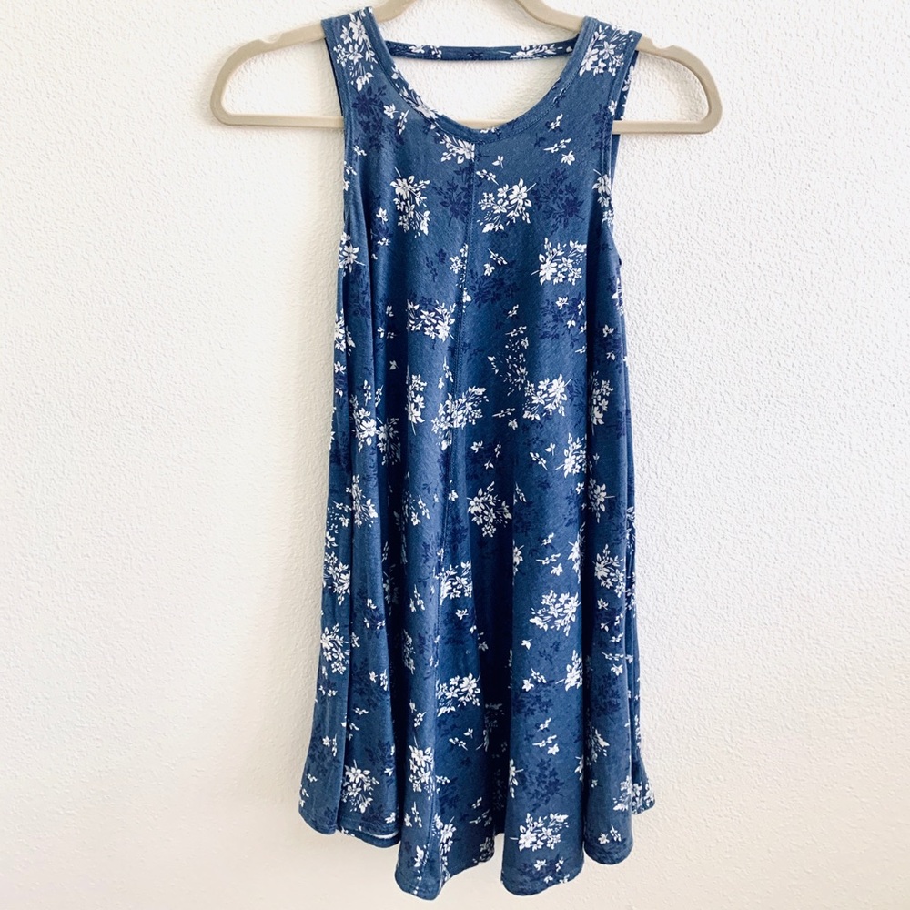 Flower Blue Dress